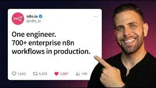 Thumbnail: 700 Workflows, 3,000 Employees: How Luka Pilic Scaled n8n Inside a European Enterprise