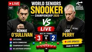 Thumbnail: Ronnie O’Sullivan WON THE   Seniors Snooker Championship 2026 |