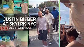 Thumbnail: Justin Bieber Arrives at the SKYLRK NYC Pop-Up Experience | Exclusive Footage & Full Store Tour