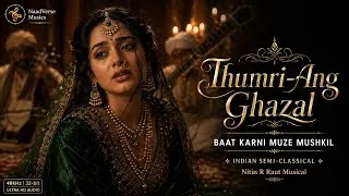 Thumbnail: Thumri-Ang Ghazal - Baat Karni Mujhe Mushkil - Nitin Raut Musical | NaadVerse Musics