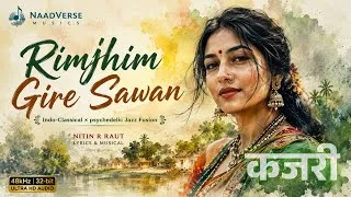 Thumbnail: KAJRI | Rimjhim Gire Sawan | Indo-Classical × Jazz Fusion Nitin R Raut lyrics & Musical | NaadVerse