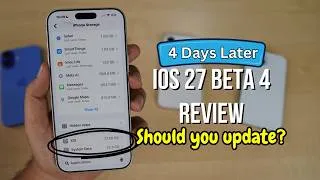 Thumbnail: iOS 27 Beta 4 Review | Should you update to iOS 27 Beta 4?