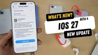 Thumbnail: iOS 27 Beta 4 Released | What's New?