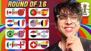 Thumbnail: My World Cup 2026 Round Of 16 Predictions!