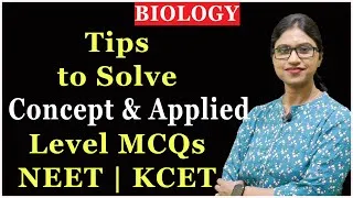 Thumbnail: Tips to  Solve Concept & Applied LEVEL MCQs & PYQs NEET Preparation