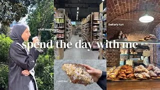 Thumbnail: Spend the day with me | cozy vlog, bakery, morning coffee, asian food haul