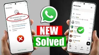 Thumbnail: Ban Whatsapp New Solution 2026 (100% Working) ✅ || This account can't use Whatsapp Problem New 2026