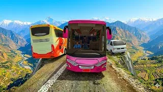 Thumbnail: Bus Simulator Indonesia Driving Experience - Mahalaxmi Bus Offroad Hill Driving - Android Gameplay 