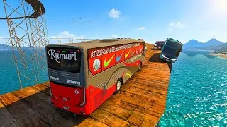 Thumbnail: Bus Simulator Indonesia Driving Experience: Ultra Dangerous Bridge Crossing Gameplay 😱