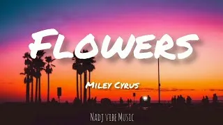 Thumbnail: Miley Cyrus - Flowers (Lyrics)