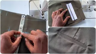 Thumbnail: How to Sew Pant Back Pockets | How to Sew a Welt Pocket Easily