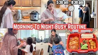 Thumbnail: My REAL Morning 🌞 To Night 🌃 Routine as a Mom| 5:30am To 8:30pm ⏰