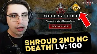 Thumbnail: 2nd Death of Shroud in Hardcore Mode, at level 100 #diablo4