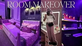 Thumbnail: ROOM MAKEOVER 2025| BUILD MY ROOM WITH ME! | Room Tour, Concrete Wall, Decor Haul & More!