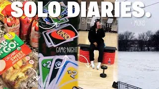 Thumbnail: SOLO DIARIES: Navigating Life in My 20's ꨄ | Cooking, Family Game Night & Grocery haul