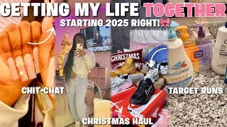 Thumbnail: Getting My Life Together: Target Haul, 2025 Goals, Christmas Gifts, + Chit-Chat & More
