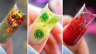 Thumbnail: Transparent Glitter Jelly Nails✨🍋Trendy Encapsulated Nail Art That Looks Super Glossy & Satisfying 💅
