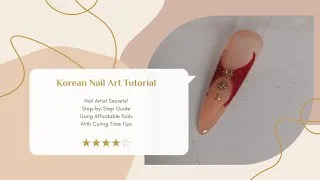 Thumbnail: Korean Nail Art Tutorial 💅 | Easy Steps, Tools, Tips & Curing | Nail Artist Secrets at Home!