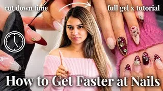 Thumbnail: Temporary nails done at home / how to do gel extensions at home 