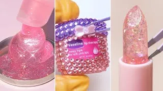 Thumbnail: Satisfying Makeup Repair! ✨ Blinging Out Vaseline & Restoring Glitter Lipsticks | Relaxing ASMR
