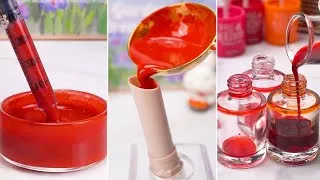 Thumbnail: Satisfying Cosmetic Repair ASMR 💄 Using Syringe to Make Lipstick! DIY Red Molding & Filling Bottles