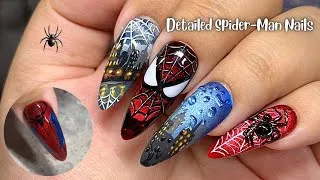 Thumbnail: How To Create Detailed Spider-Man Nails 💅🏼🕷️My Most VIRAL Nail Set Ever!