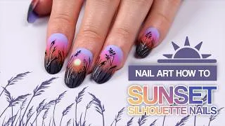 Thumbnail: Sunset Silhouette Nails ☀️🌾 | Not a Nail Tech