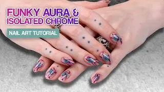 Thumbnail: Funky Aura & Isolated Chrome 💚✨ | Do My Nails With Me!