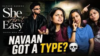 Thumbnail: She Ain’t Easy Reaction | Navaan Sandhu | RXTRO | New Punjabi Songs 2026 🔥| Naive Girls Reaction
