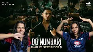 Thumbnail: Dhanda Nyoliwala - Do Numbari Reaction | Official Video | Mirzapur The Movie | Haryanvi Song 2026 🔥
