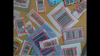 Thumbnail: Multiple 1D barcode detection for low resolution (640 x 480 pixels) resolution.