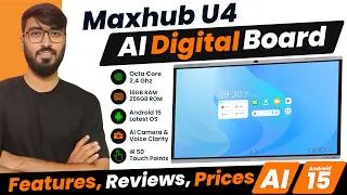 Thumbnail: Maxhub U4 Smart Board Features & Price | Maxhub U4 Digital Board |  Complete Demo and Honest Review
