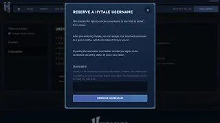 Thumbnail: How To Reserve A Hytale Username