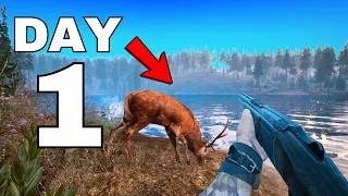 Thumbnail: Day ONE Survival In This NEW Zombie Survival Game...