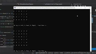 Thumbnail: Making a momentarily-short game using only a 2D array | C# Programming