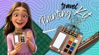 Thumbnail: 😱I Can’t Believe How Good This Mini Watercolor Travel Set Is | Diy painting kit |#art #diy #handmade