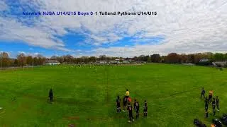 Thumbnail: Norwalk NJSA U14:U15 Boys vs Tolland Pythons U14:U15 Boys