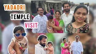 Thumbnail: Yadadri temple visit❤️ + BTS at last 😂| Dont miss BTS🤣| Nandini | Harsha #temple #visit #fyp 