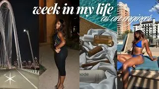 Thumbnail: My Week As An Engineer | this job won't drain me | finding joy in pool days & expensive pastas