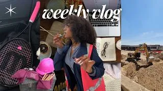 Thumbnail: My Week As An Engineer | working a lot, opening up ab my life, pr hauls, routines & going out more
