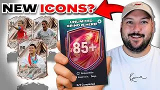 Thumbnail: UNLIMITED 85+ X10 GRIND IS HERE!? HUGE FC 27 ICONS COMING!?