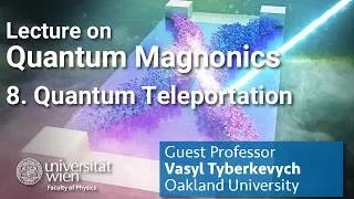 Thumbnail: Lecture on Quantum Magnonics -  Quantum Teleportation (E8)