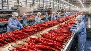 Thumbnail: Inside the World's Largest Kashmiri Chilli Factory: From Fresh Red Chillies to Premium Powder