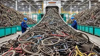 Thumbnail: The Incredible Recycling Process: From Scrap Bicycles to New Steel Bicycle Frames