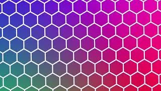 Thumbnail: (MY FIRST ALIGHT MOTION VIDEO) Rainbow Hexagonal Array Spin VJ Background