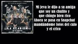 Thumbnail: La Ocasión - De La Ghetto, Arcangel, Ozuna, Anuel AA en letra