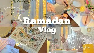 Thumbnail: Ramadan Daily Routine 2026 🌙✨ | Aesthetic , Sehri, Iftar, Cooking, Skincare & Study Vlog 🍓📚💖