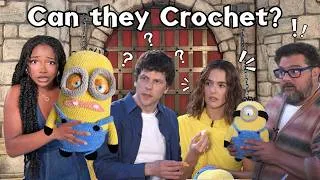 Thumbnail: Struggling To Teach The Minions & Monsters Cast How To Crochet