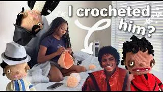 Thumbnail: Crocheting Michael Jackson Into An Ugly Plushie