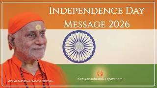 Thumbnail: Independence Day Message 2026 I Swami Bhoomananda Tirtha